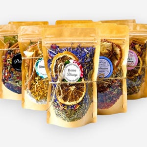 Witchy Herbal & Floral Manifesting Stovetop Potpourri Simmer Kits