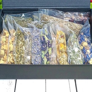 Custom Organic Herb Apothecary Kit, Wiccan Starter Set
