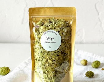 Hops Flowers Loose Leaf Herbal Tea | Humulus lupulus | Bedtime Herbal Blend (Kraft Pouch)