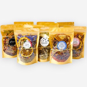 Witchy Herbal & Floral Manifesting Stovetop Potpourri Simmer Kits