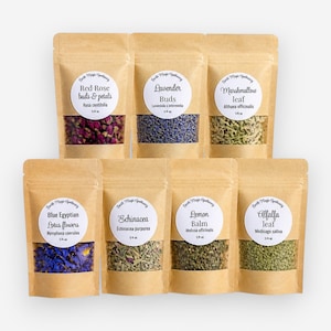 Apothecary Ritual Herbs & Flowers L-Z • Additive Free Herbal Leaves (1/4oz, 1/2oz, 1oz)