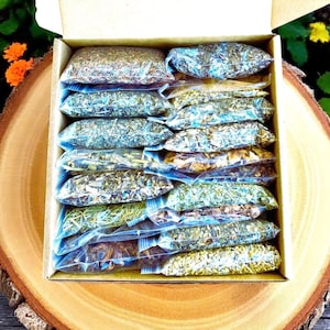 Apothecary Kit - 15 Herb Bags - Starter to Advanced Witchcraft Box Set