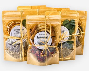 Fruit and Spice Stovetop Potpourri Kit • Fall Scent • Housewarming Gift • Home Scent Botanical Blends