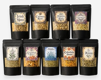 Ritual Herbs L-Z, Spellwork Botanicals, Altar Offerings (1/4oz 1/2oz)