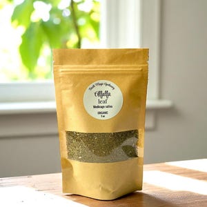 Organic Alfalfa | Natural Loose Leaf Herbal Tea | Herbs in Bulk, 1/2oz, 1oz, 2oz, 4oz