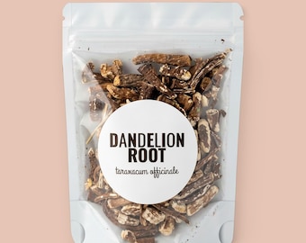 Whole Dandelion Root, taraxacum officinale, herbal tea making, Home Apothecary