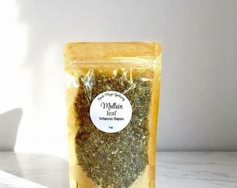 Mullein Leaf cut and sifted Loose Dried Herbs, Natural Botanical