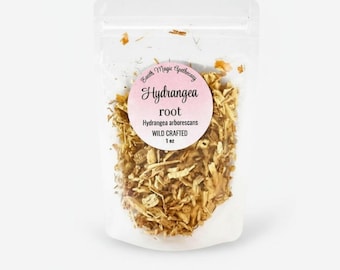 Hydrangea Root | Dried botanical | Ritual and craft herb | Witchcraft supply | Tea and tincture making