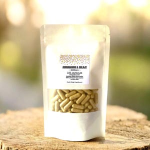Ashwagandha & Shilajit 50-100-200-300 Capsules 600mg 画像 3
