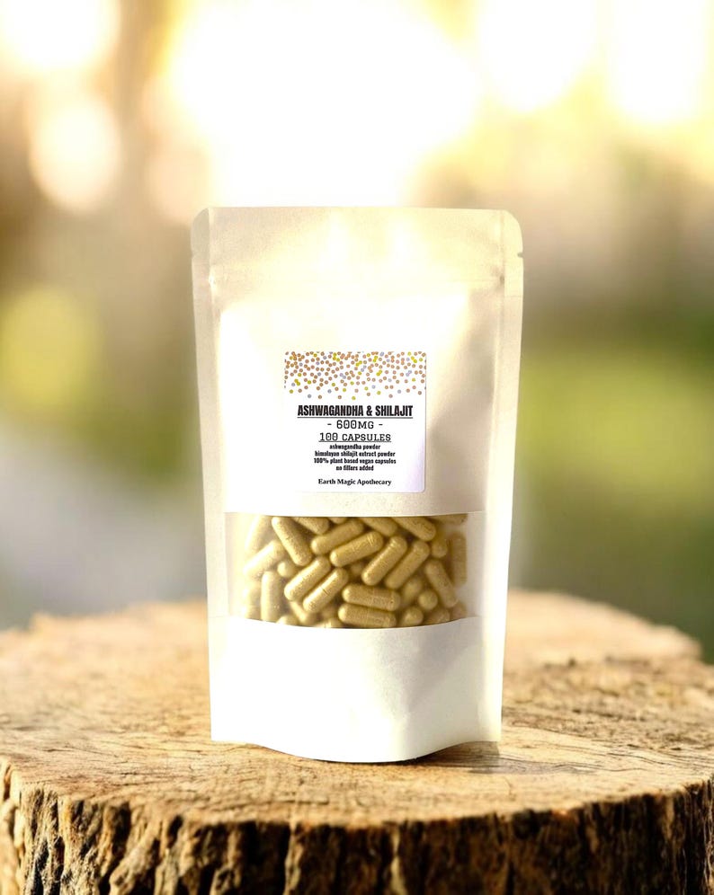 Ashwagandha & Shilajit 50-100-200-300 Capsules 600mg 画像 3