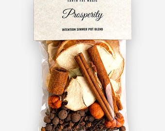 Prosperity Kitchen Simmer Blend • fall home fragrance kit • witches brew simmer • cozy harvest housewarming