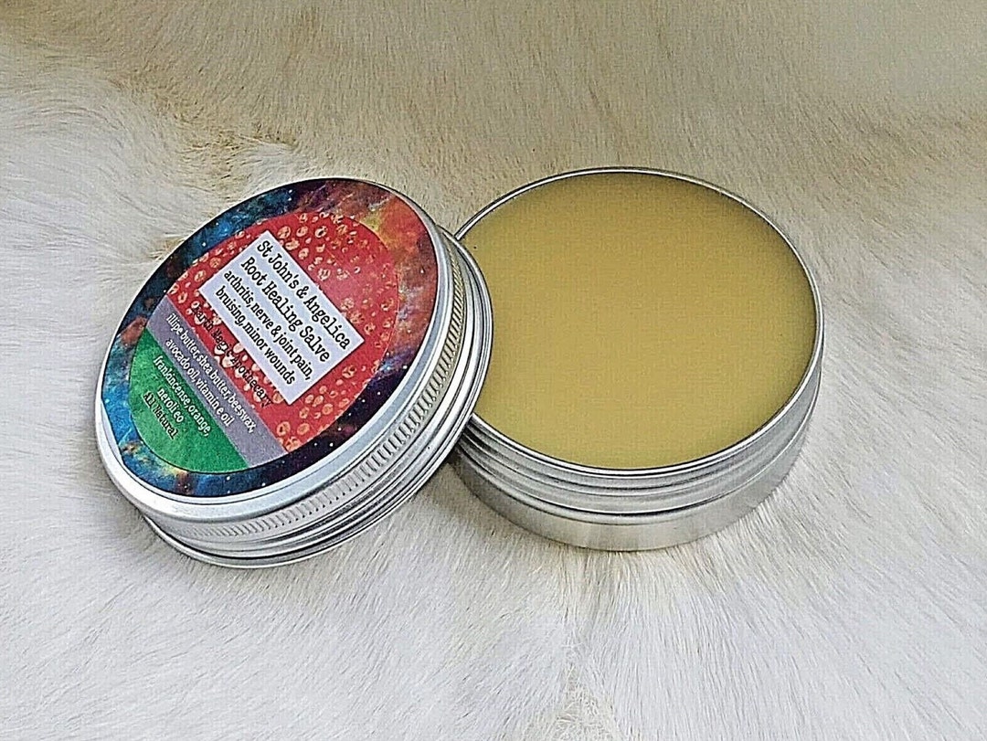 St John's Wort & Angelica Root Salve, Sciatica, Nerve Pain, 1oz, 2oz Etsy