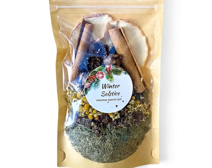 Winter Solstice Stovetop Potpourri • Simmer Pot Mix • Cozy Home Fragrance • Seasonal Hostess Gift