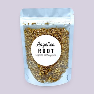 Angelica Root (Angelica archangelica) • Cut Sifted Herbal Crafting Supply