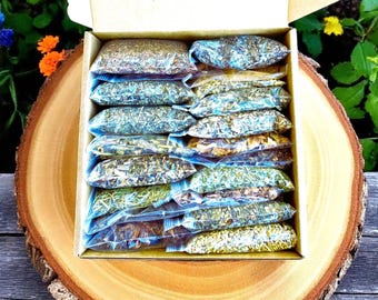 Apothecary Kit - Witch Starter Set - 20 Herb Bags Spell Set