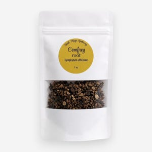 Comfrey Root, Cut Sifted Symphytum Officinale, Bulk Dried Herb, Apothecary Supply