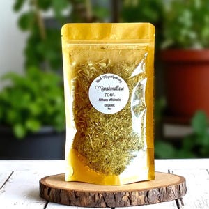 Organic Marshmallow Root Natural Bulk Herbs, 1oz, 1oz, 2oz, 4oz