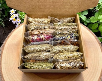 Starter to Advanced Herb Pack - 15 Herb Bag Set Custom Apothecary Kit