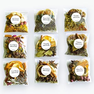 Intention Simmer Pot Kit for Home Energy Cleansing • stovetop potpourri blend • Natural home fragrance