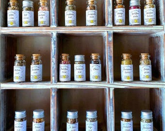 Witchcraft Herb Jars A - K, All-Natural Ritual Altar Spellwork Supplies
