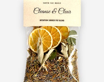 Intention Simmer Pot for Home Clearing • lemon lavender rosemary • stovetop potpourri • natural herbal fragrance
