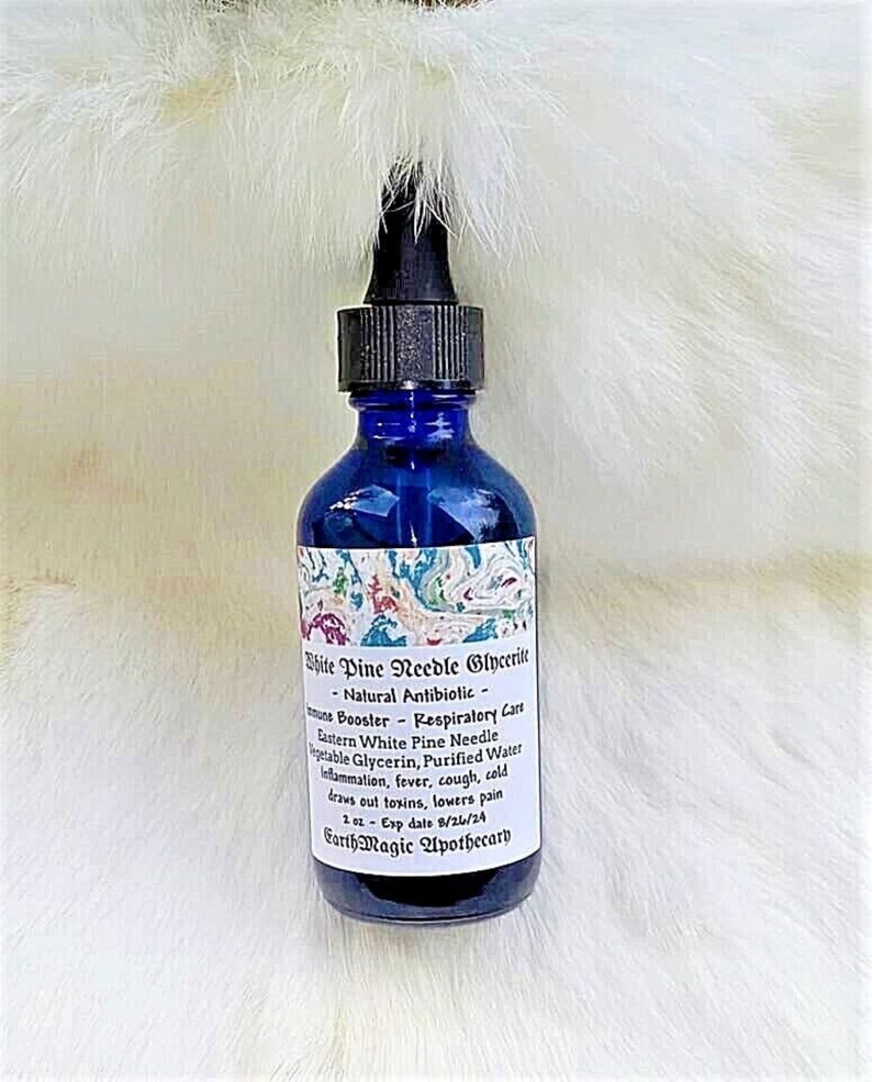 White Pine Needle Tincture Eastern White Pine Glycerite Pine Etsy