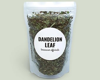 Natural Dandelion Leaf - bulk dried loose herb - taraxacum officinale - craft and ritual use