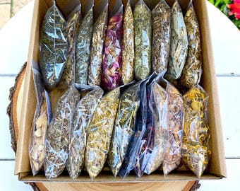 Apothecary Herb Starter Box Kit, Witchcraft Altar & Herbalism Supplies