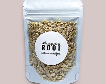 Pure Ashwagandha Root, Ayurvedic Herbal Wellness - India