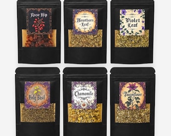 Ritual Herbs for Spellwork – Dried Botanicals A-K (1/4oz, 1/2oz)