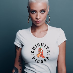 Womens Spicy Latina T-Shirt Funny Latino Girl Tee Womens Spicy Latina T-Shirt Funny Latino Girl Tee