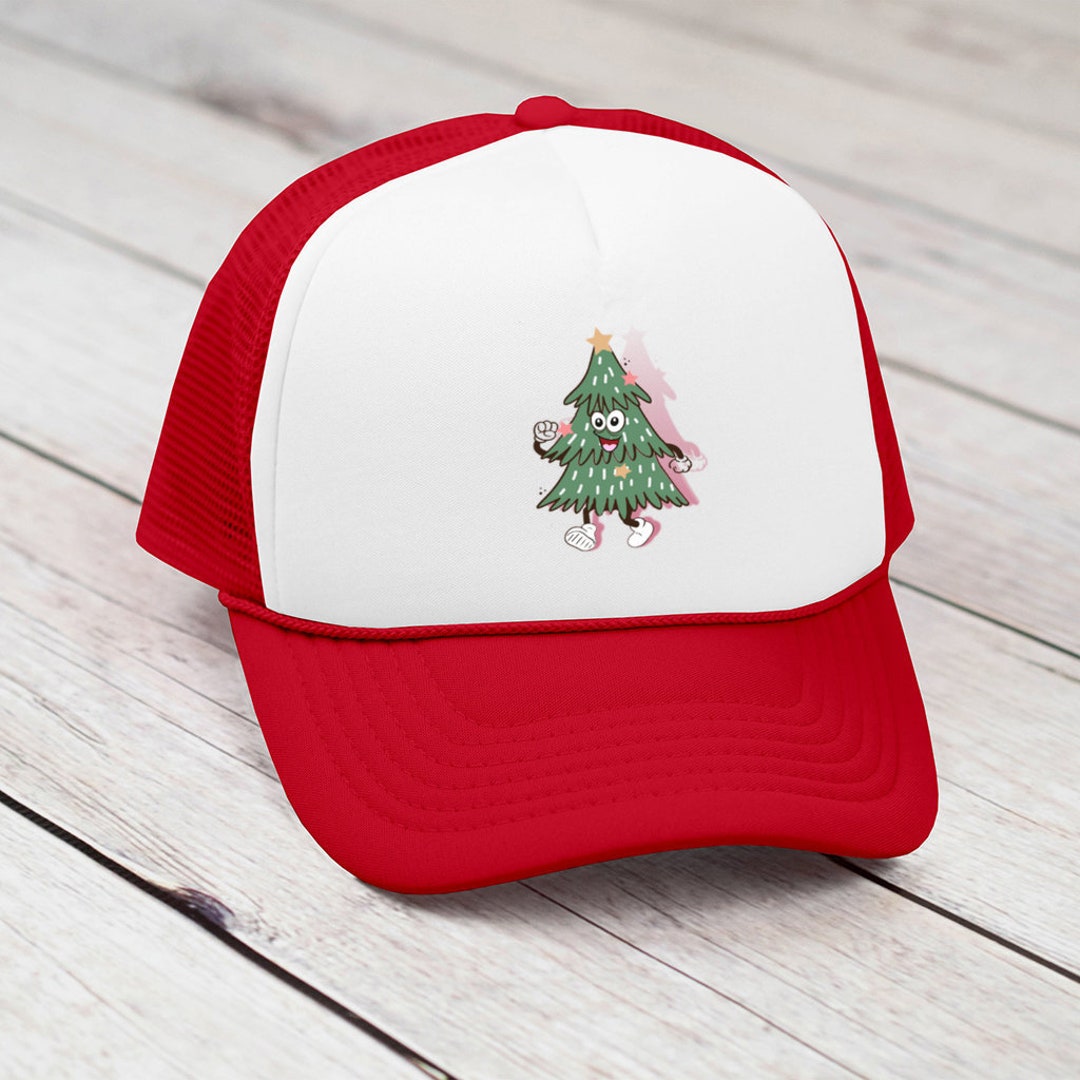 C.C PUT IT ON SANTA'S TAB Letter Christmas Theme Trucker Hat Baseball Cap main image 1