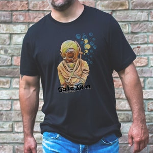 Scuba Diver T-shirt , diver Shirt, Explorer Tshirt  Follow Dream T, swimming Shirt Elite Diver
