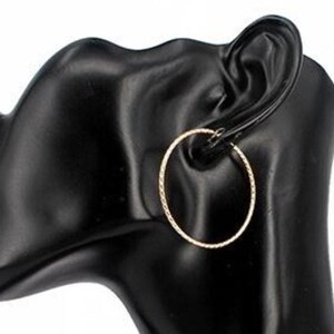 Endless Hoop Earrings / Skinny Hoop Earrings / Simple Hoop Earrings / Lightweight Earrings / Basic Thin Hoops