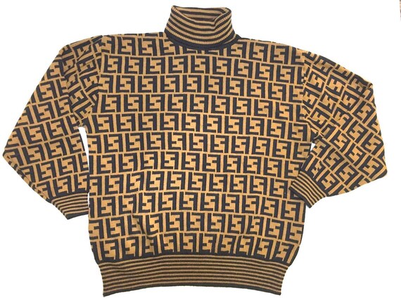 Vintage Fendi Zucca Pullover Sweater