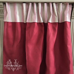 Country chic style kitchen sink curtain