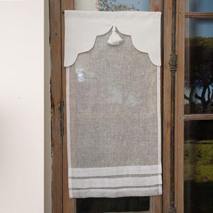 Romantische shabby chic linnen briesblok