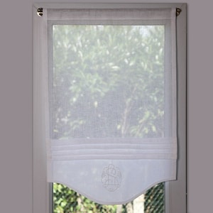 linen curtain from France.