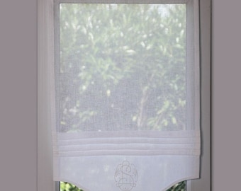 linen curtain from France.