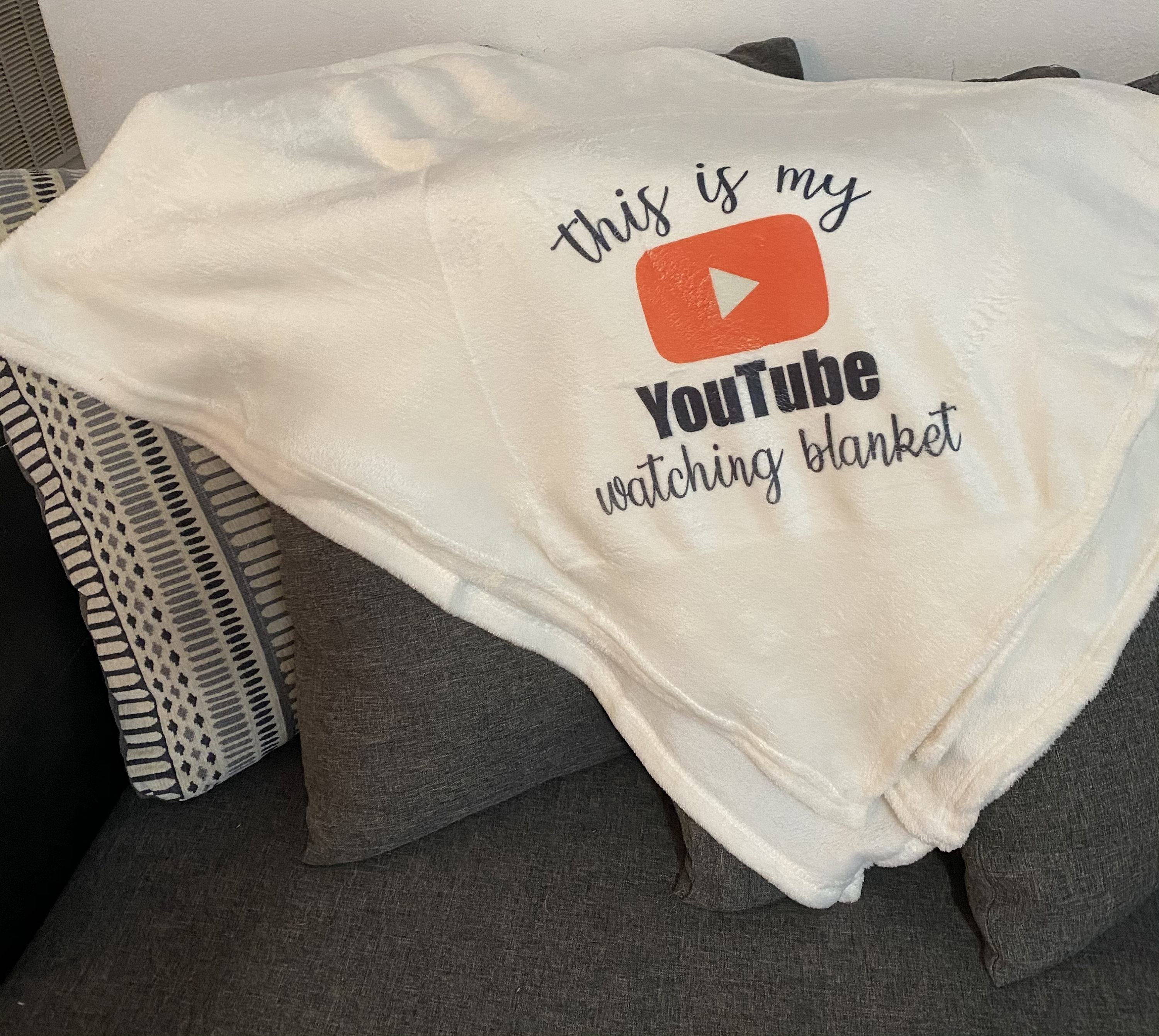 My YouTube Blanket Etsy