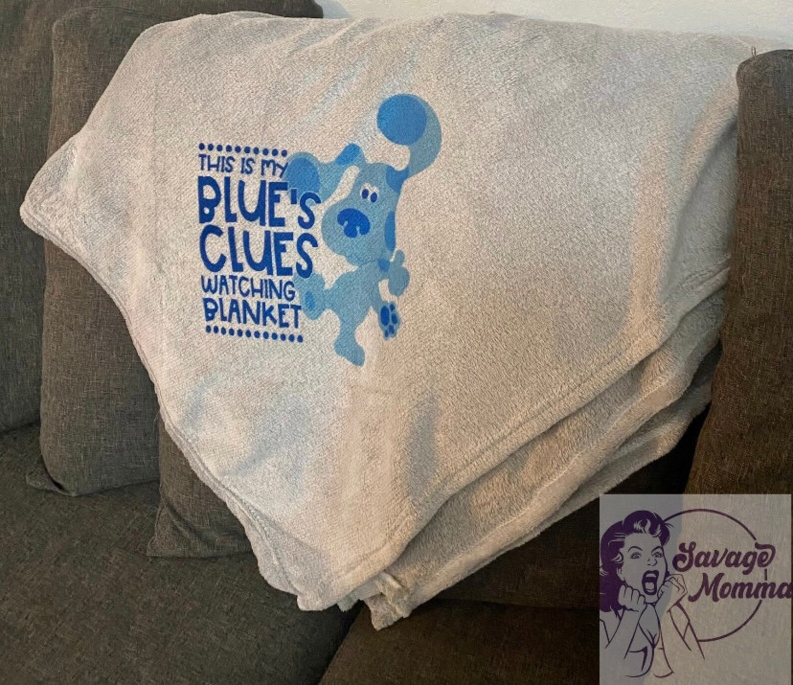 My Blues Clues Blanket Etsy
