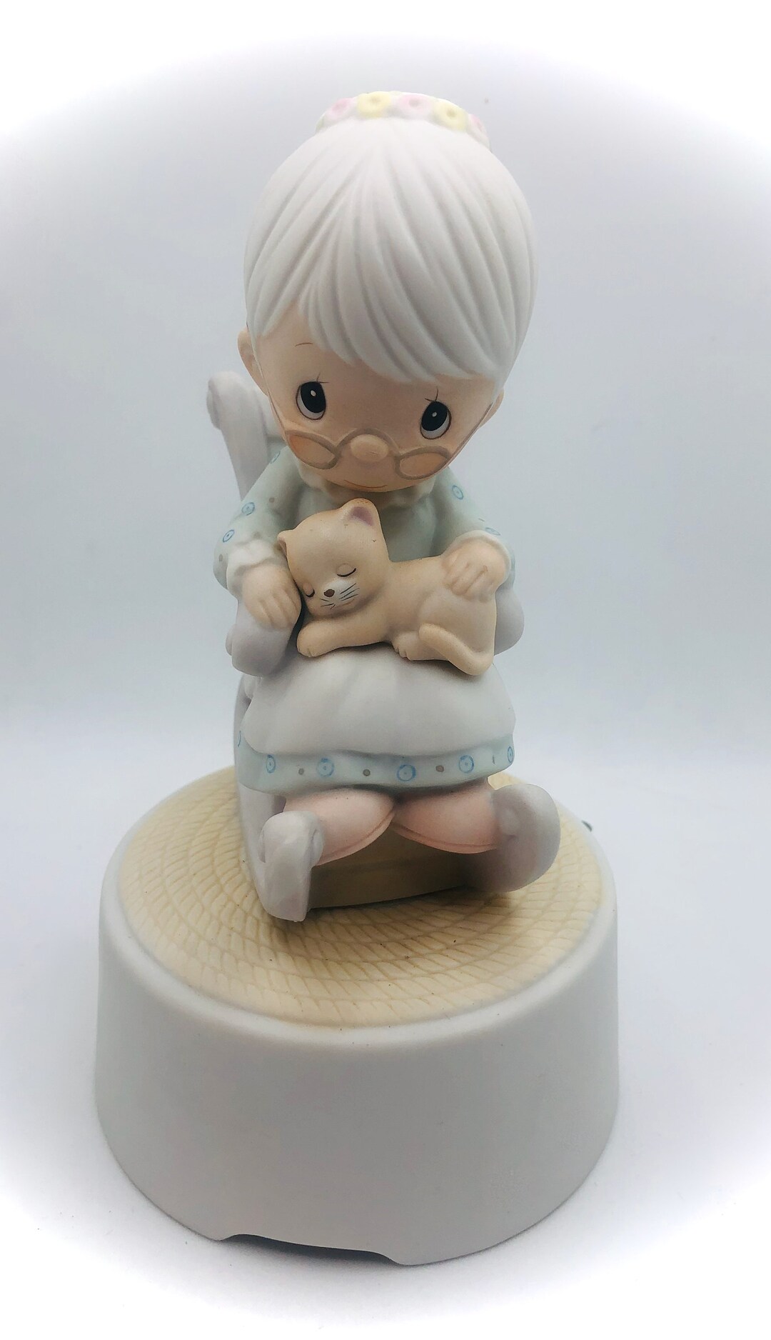 Precious Moments Ornamento Pupazzo Di Neve Con Corona: Decorazione Natalizia, Multicolore