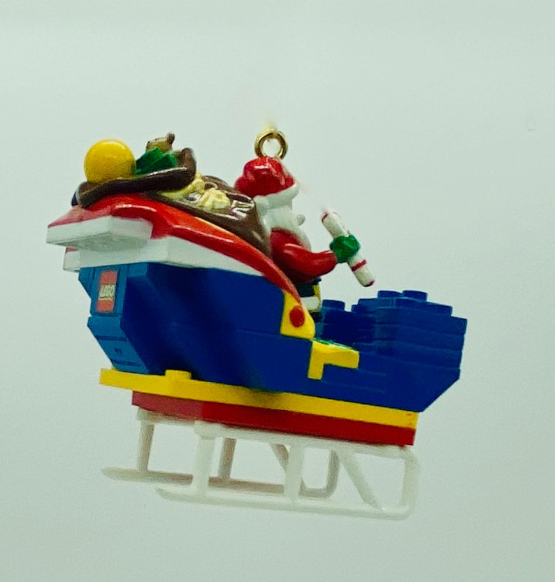 Hallmark Keepsake Ornament Santa/'s Lego Sleigh!!