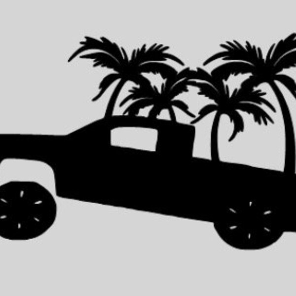 Squatted Truck Stickers Etsy