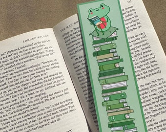 Cute Frog Bookmark | Froggy bookmarks | Bullet Journal | Stationary | Animal bookmarks