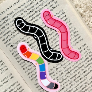 Cute Worm Stickers | Kawaii Stickers | Bullet Journal Stickers