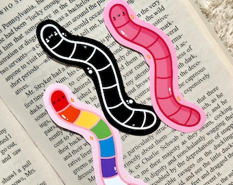 Cute Worm Stickers | Kawaii Stickers | Bullet Journal Stickers