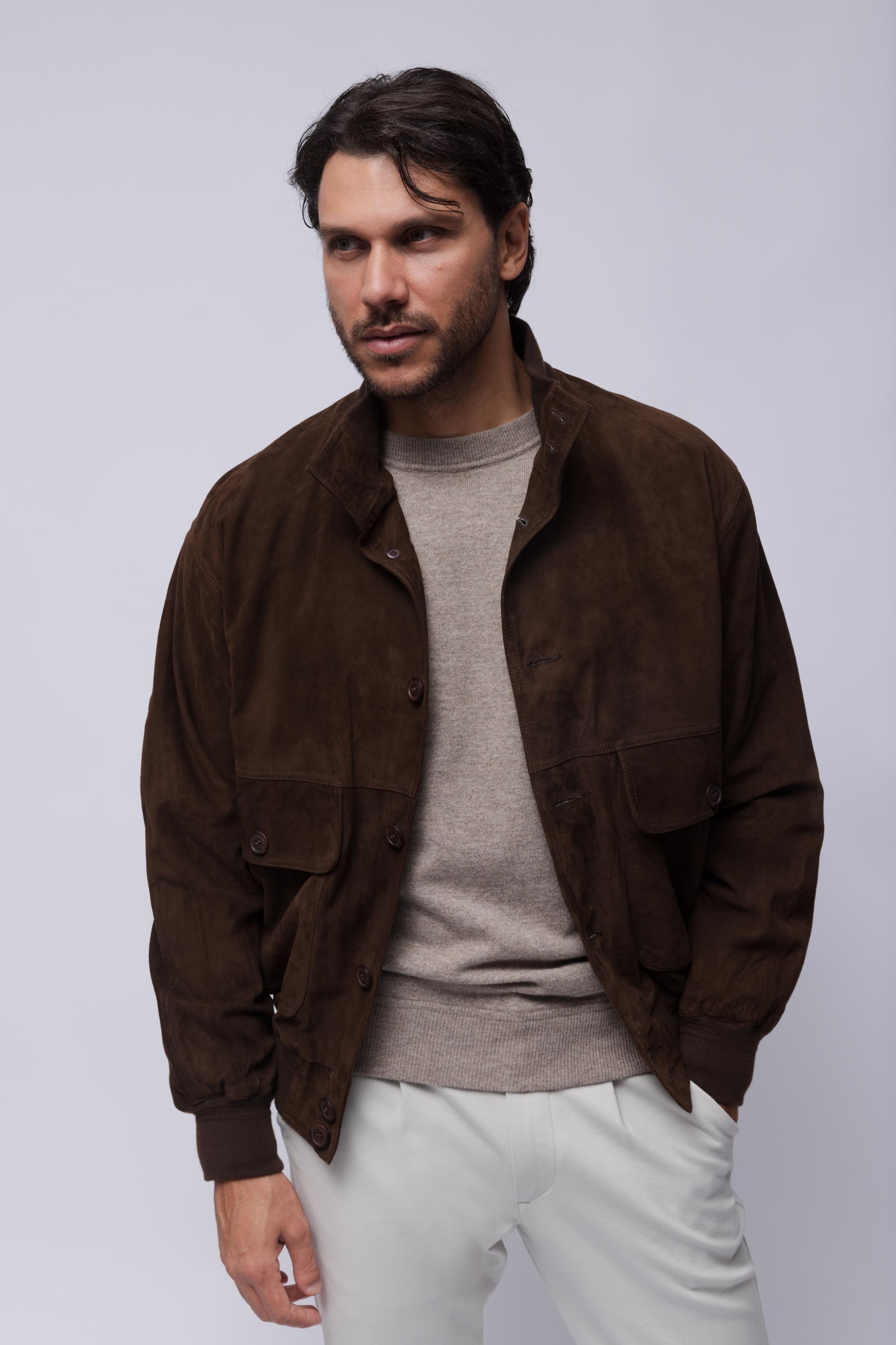 Veste En Cuir Véritable 1stAmerican - Blouson Aviateur Fabriqué En Italie - Neuf Avec étiquettes