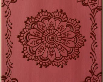 Root Chakra Henna Painting