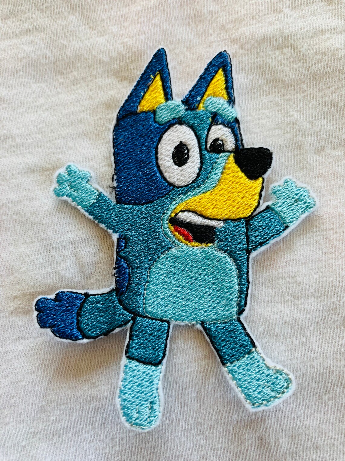 Bluey and Bingo Iron patches Bluey Iron on Patchs Iron Etsy